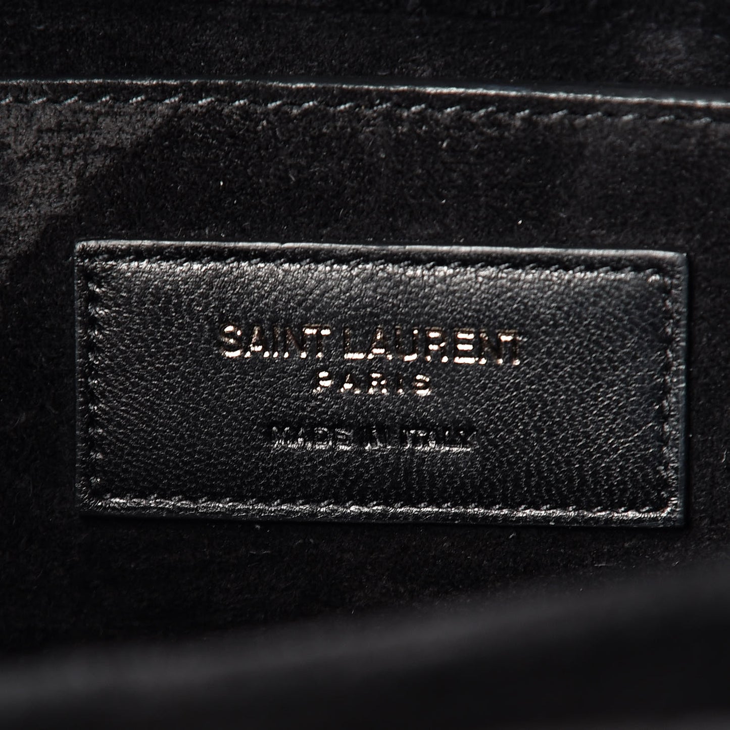 Calfskin Crocodile Embossed Medium Bellechasse Satchel Black