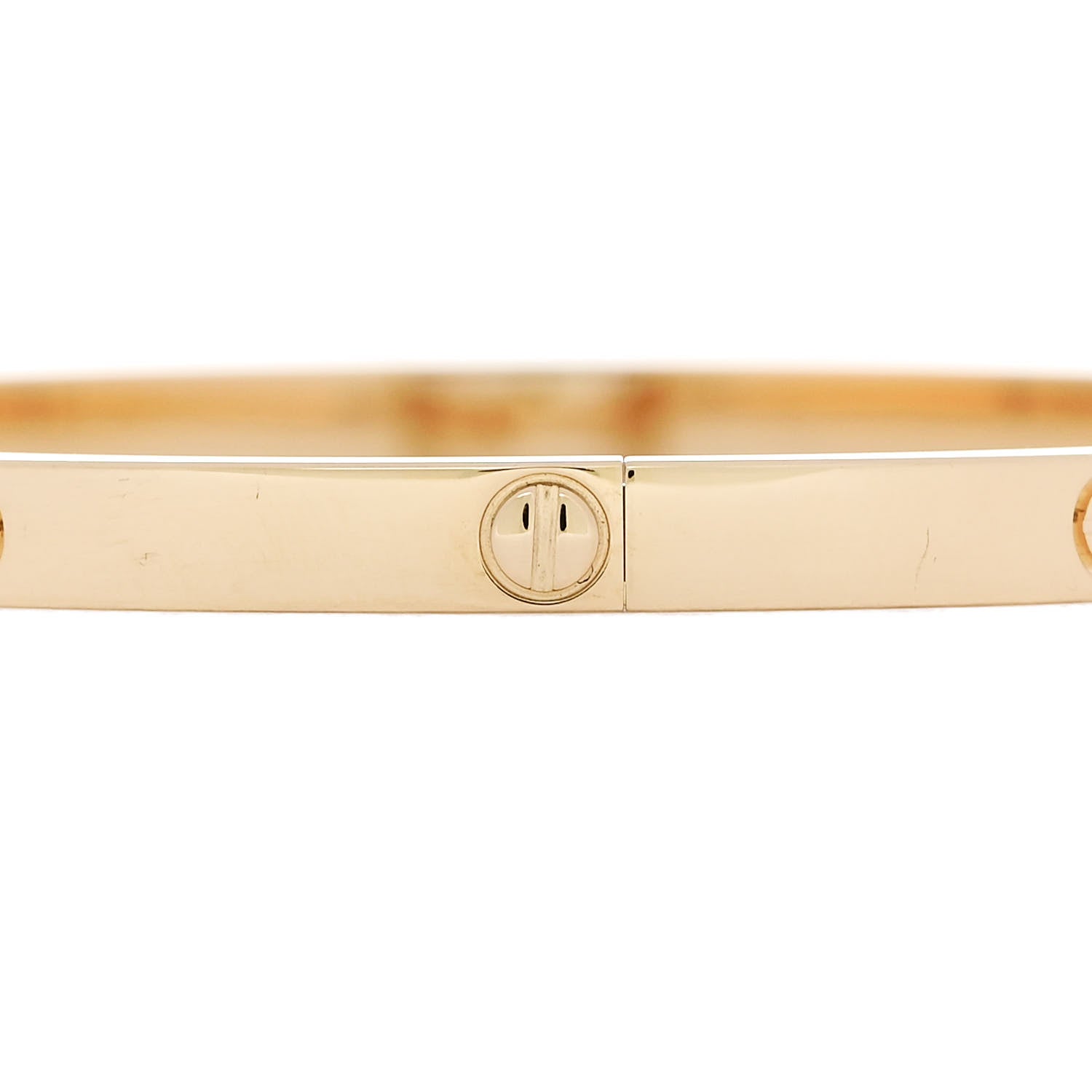 Cartier 18K Yellow Gold Small LOVE Bracelet 17 4 of 8