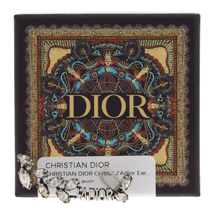 Christian Dior Metal Crystal J'Adior Laurier Ear Cuff Silver 6 of 6