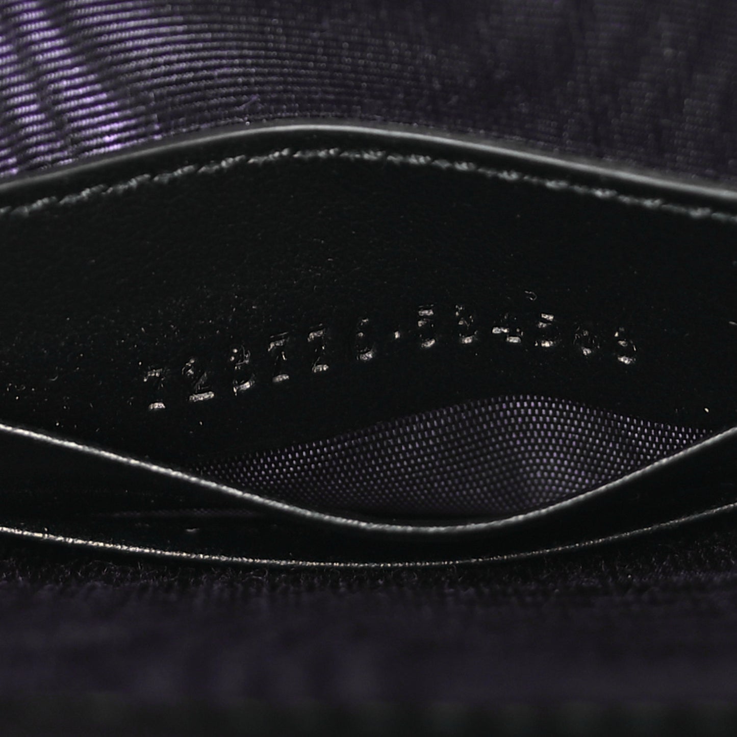 Nylon Calfskin Enamel GG Matelasse Mini Top Slip Handle Crossbody Bag Black