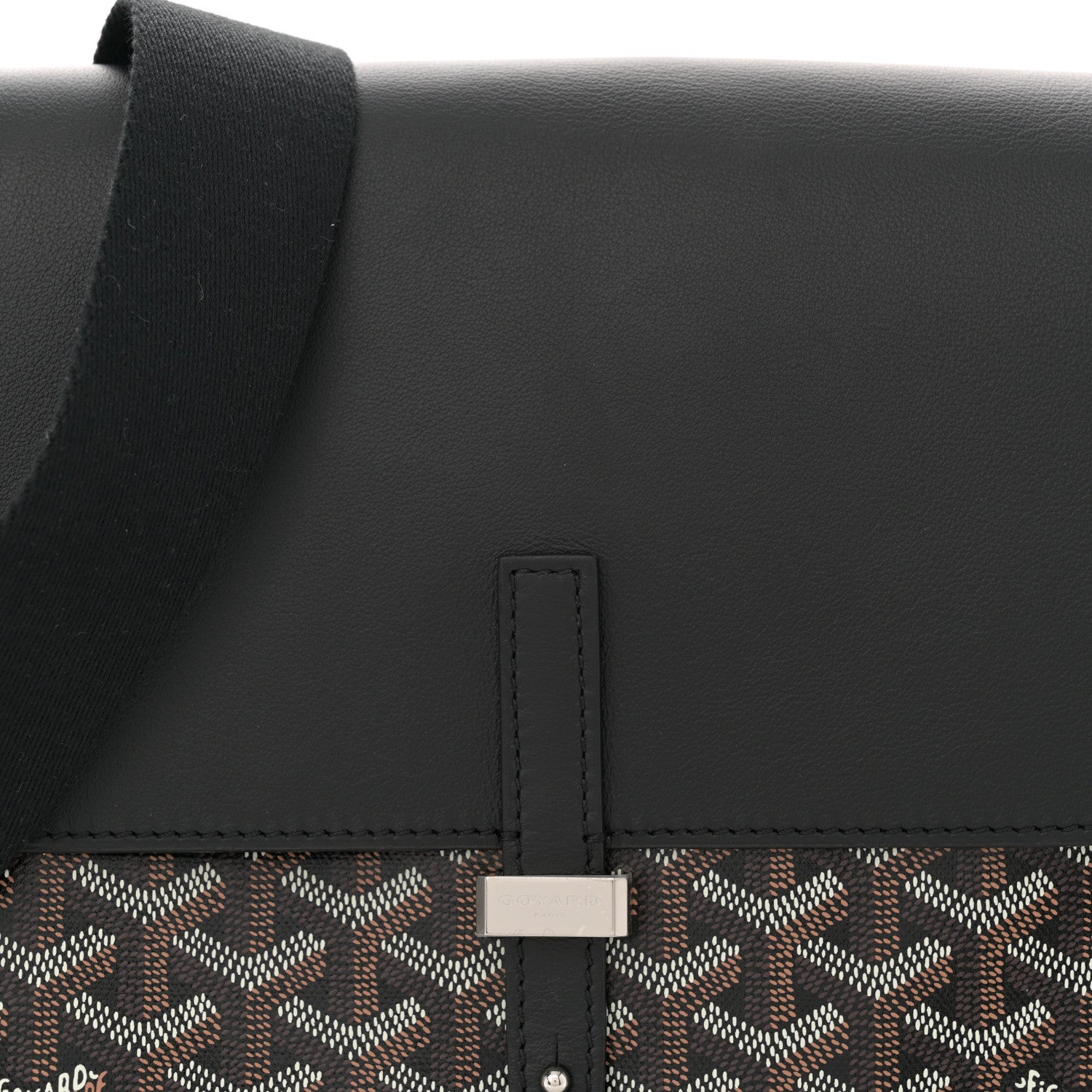 Goyard Goyardine Coursier Messenger Bag Black 7 of 9