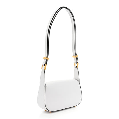 Valentino Garavani Calfskin Small Vlogo Chain Shoulder Bag Optic White 2 of 7