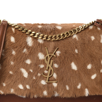Saint Laurent Pony Hair Calfskin Medium Monogram Sunset Fawn 13 of 13