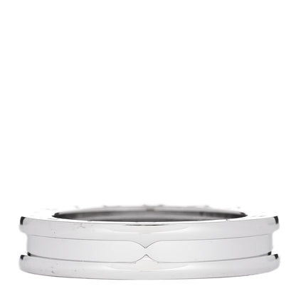 Bulgari 18K White Gold B.Zero1 One-Band Ring 54 6.75 1 of 5