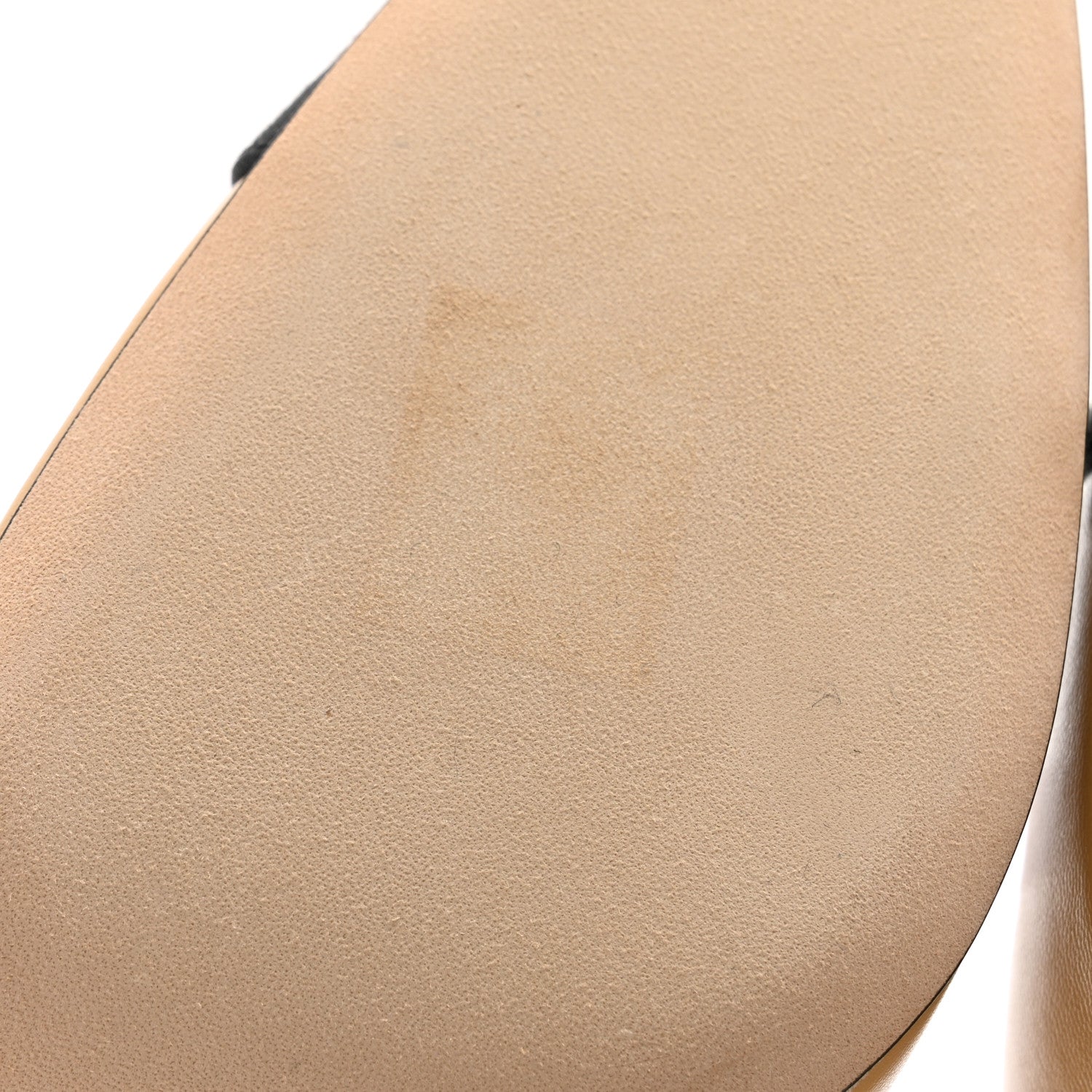 Chanel Goatskin Grosgrain Cap Toe CC Slingback Pumps 35 Beige Black 9 of 11