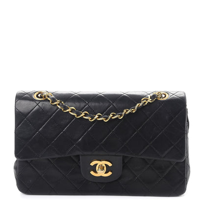Chanel Lambskin Quilted Medium Double Flap Black 1 of 12