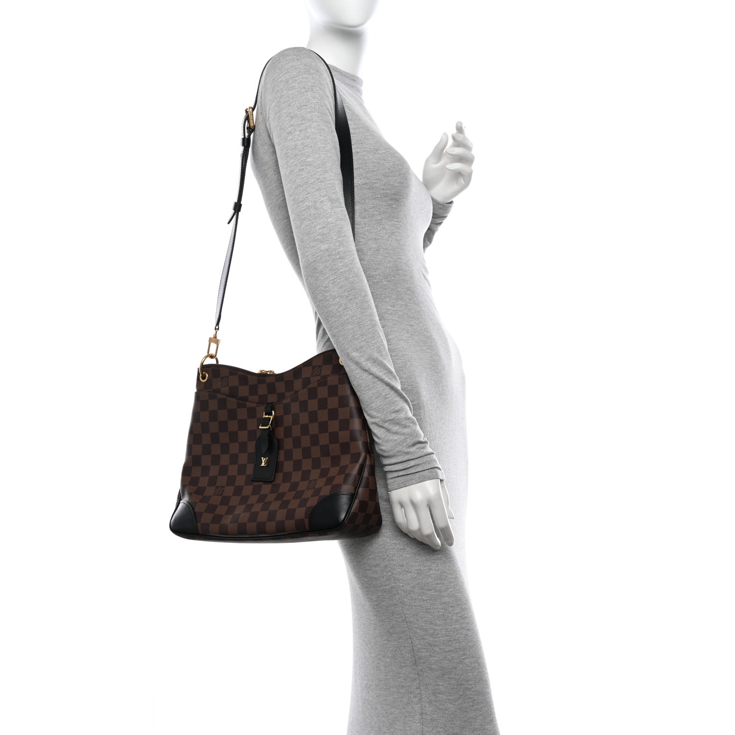 Louis Vuitton Damier Ebene Odeon PM Black 2 of 10