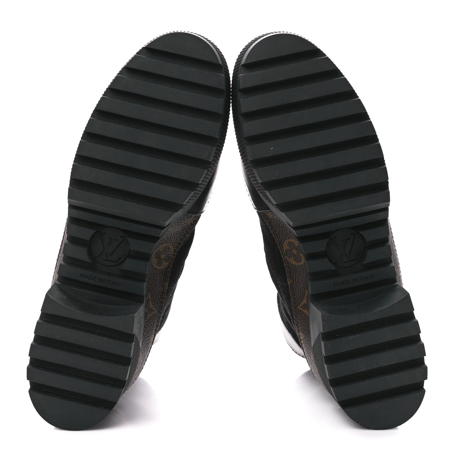 Louis Vuitton Suede Calfskin Monogram Laureate Platform Desert Boots 40.5 Black 5 of 8