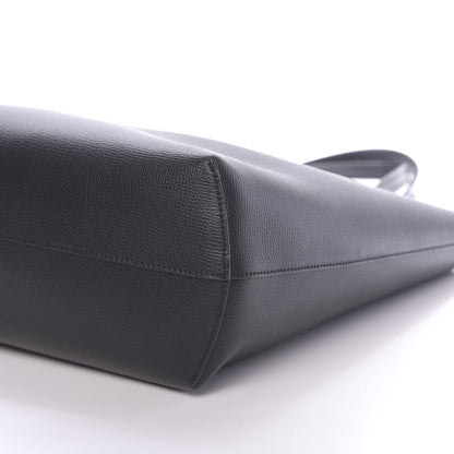 Fendi Vitello Vienna Enamel F is Fendi Shopping Tote Black Taupe 10 of 10