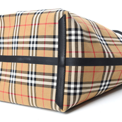 Burberry Vintage Check Extra Large The Giant Reversible Tote Antique Yellow 7 of 17