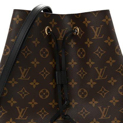 Louis Vuitton Monogram Neonoe MM Black 7 of 9