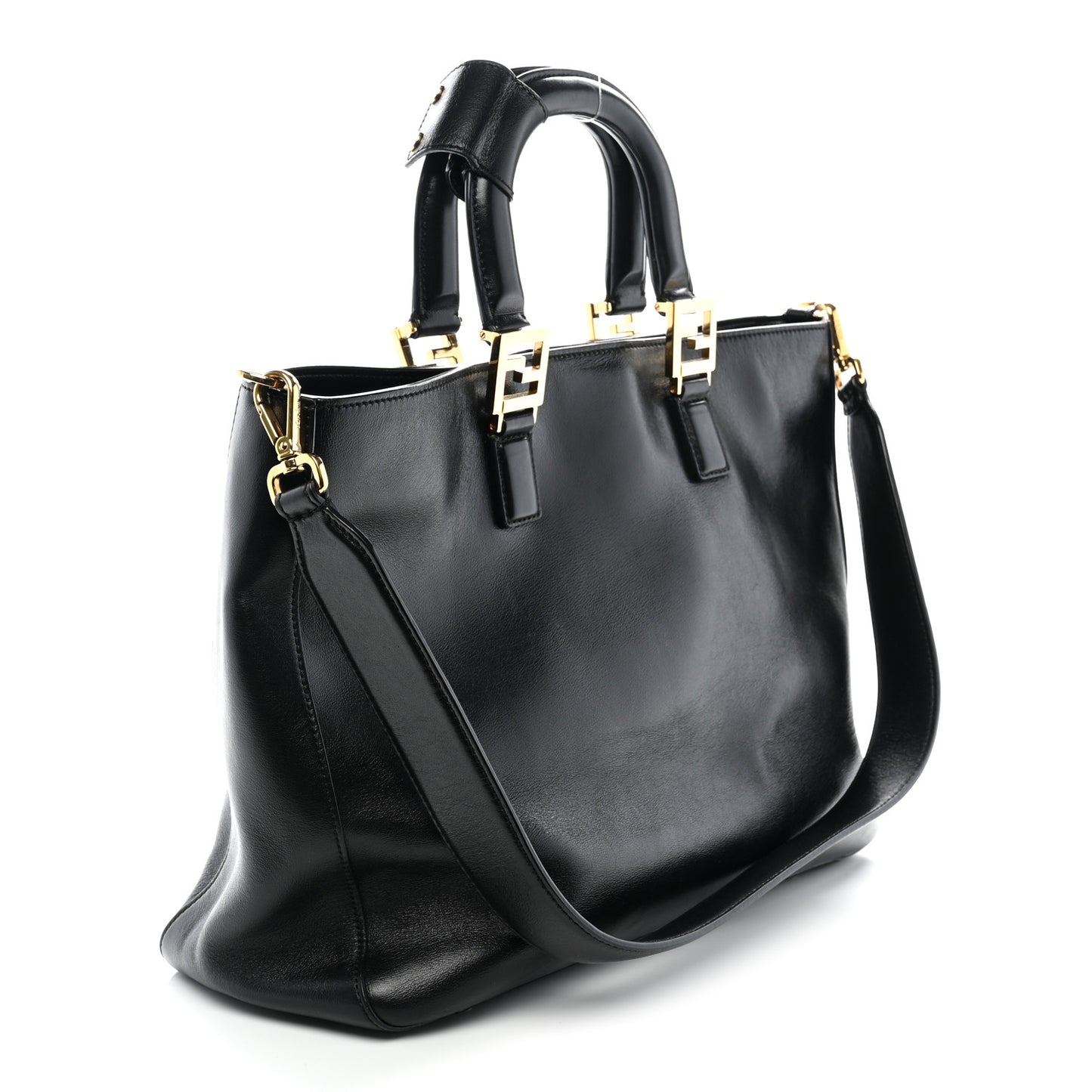 Vitello Glacier Medium FF Tote Black