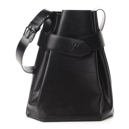 Louis Vuitton Epi Sac D'Epaule GM Black 3 of 14