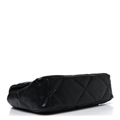 Chanel Lambskin Quilted Large Chanel 19 Flap Black 4 of 10