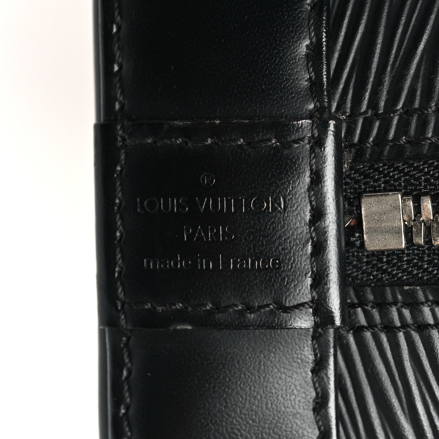 Louis Vuitton Epi Alma BB Black 6 of 8