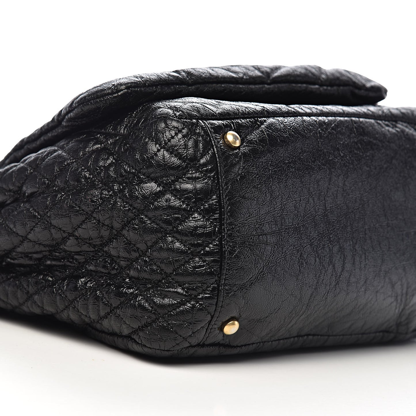 Vinyl Medium Rock and Chain Flap Black