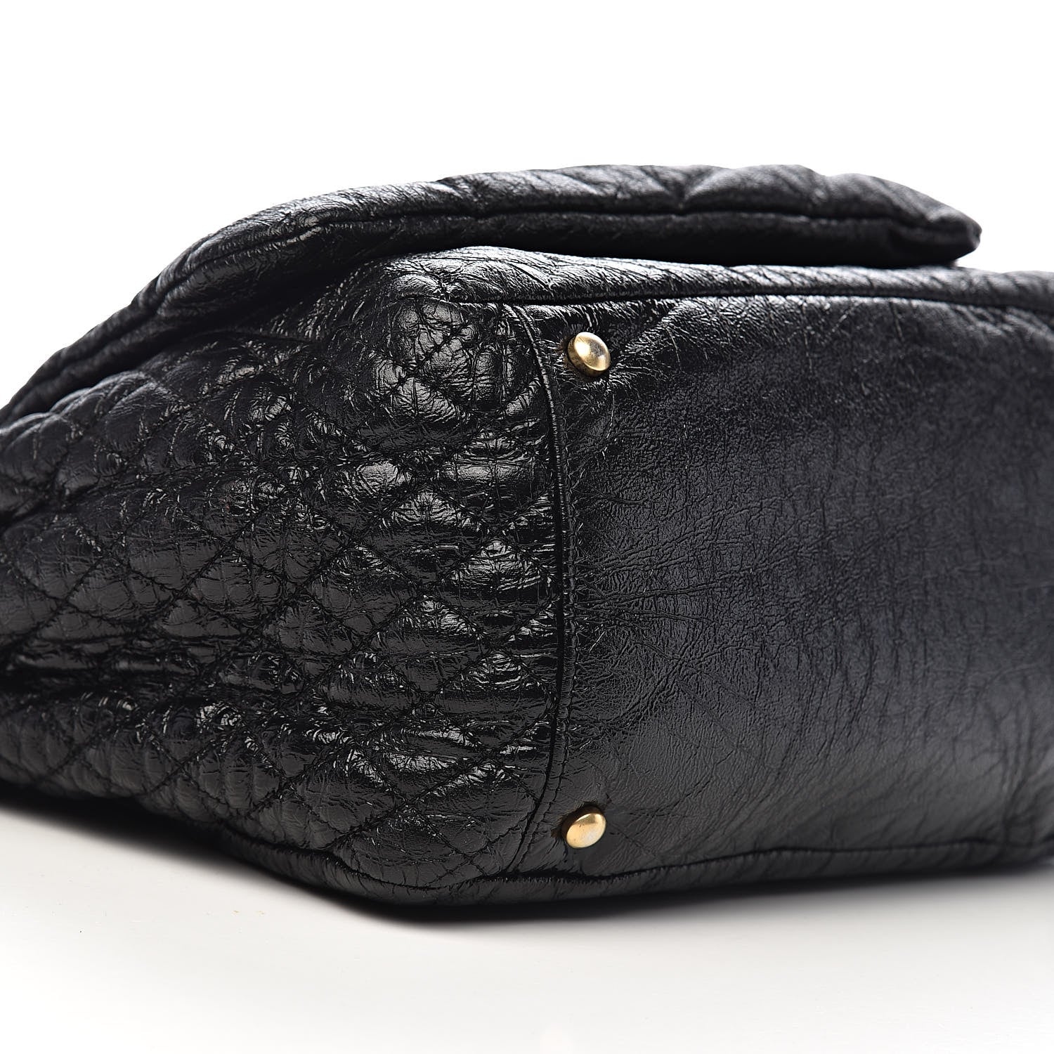 Chanel Vinyl Medium Rock and Chain Flap Black 11 of 13