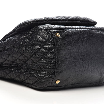 Chanel Vinyl Medium Rock and Chain Flap Black 11 of 13