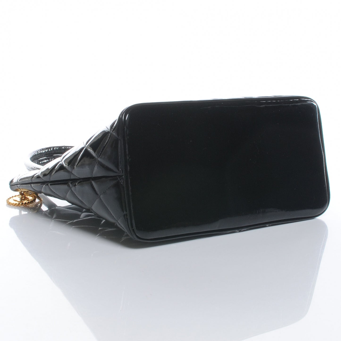 Patent Medallion Tote Black