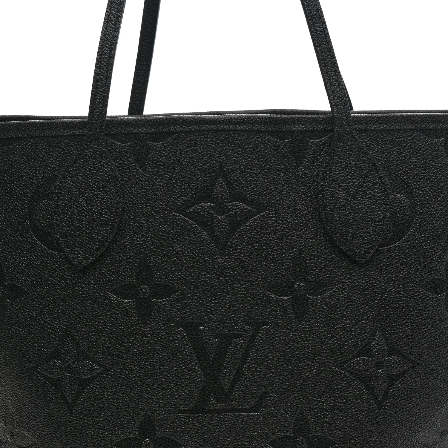 Louis Vuitton Empreinte Monogram Giant Neverfull MM Black 8 of 10