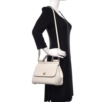 Dolce & Gabbana Dauphine Medium Miss Sicily Satchel White 2 of 12