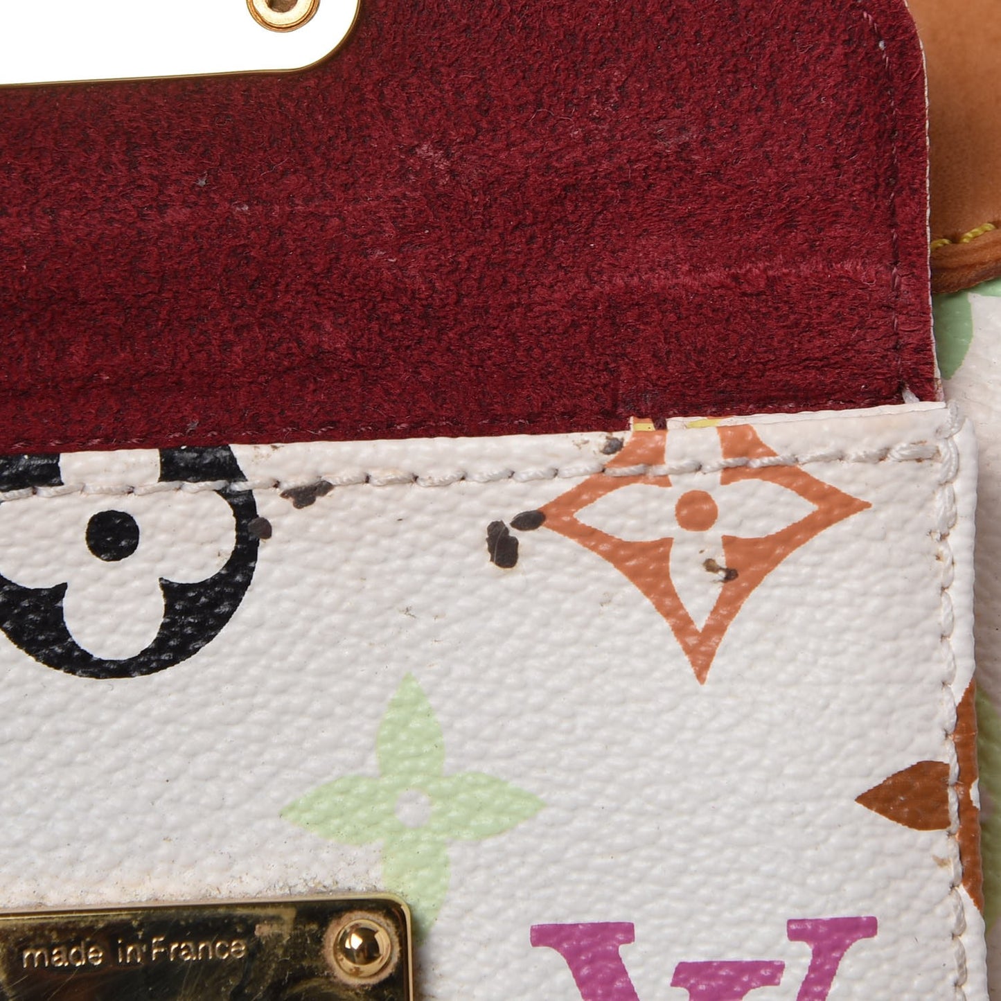 Monogram Multicolor Speedy 30 White