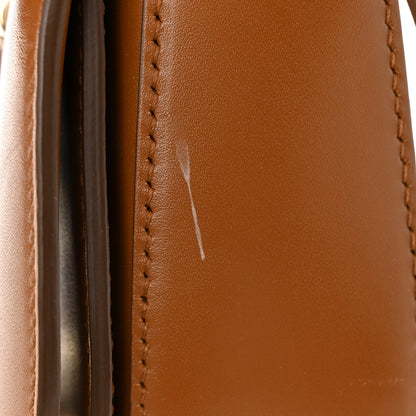 Salvatore Ferragamo Calfskin Small Vela Flap Bag Brown 11 of 12