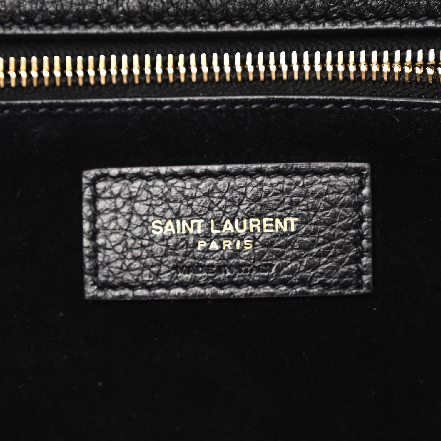 Saint Laurent Grained Deerskin Bea Tote Black 6 of 9