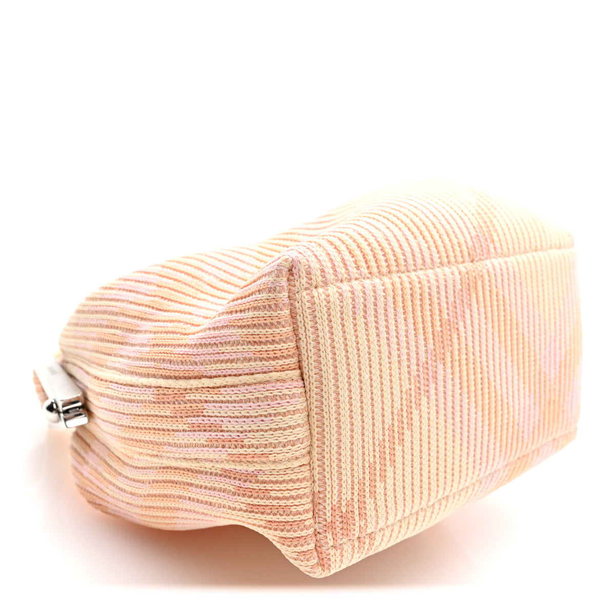 Burberry Canvas Knitted Check Mini Peg Duffle Bag Sherbert 4 of 9