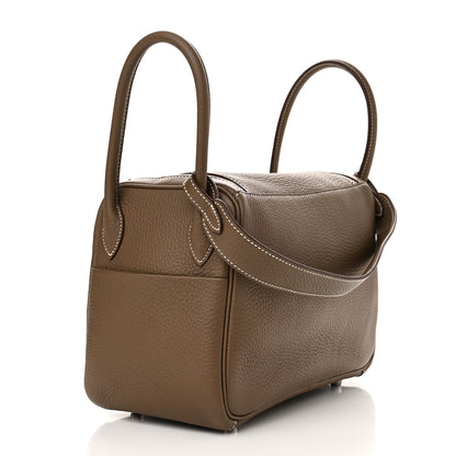 Hermes Taurillon Clemence Lindy 26 Etoupe 3 of 11