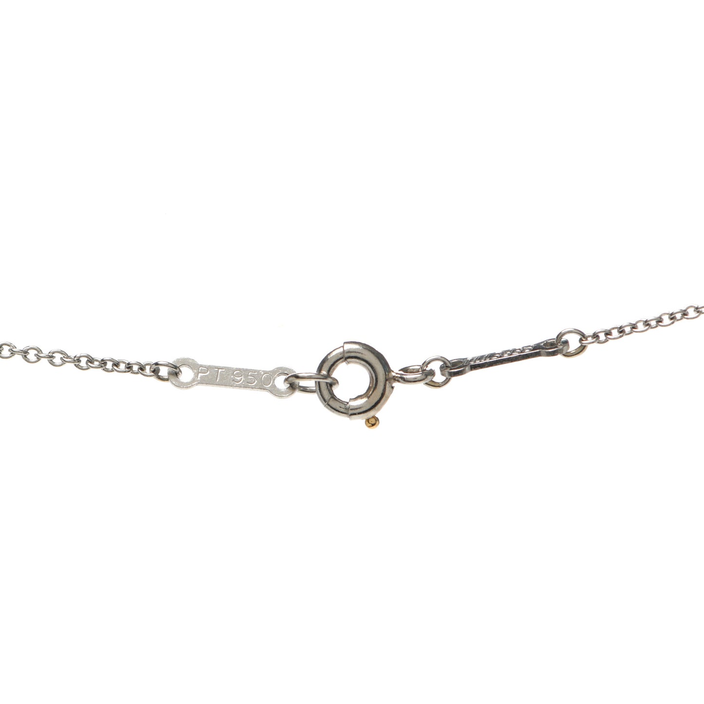 Platinum Diamond 11mm Elsa Peretti Cross Pendant Necklace