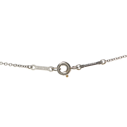 Tiffany Platinum Diamond 11mm Elsa Peretti Cross Pendant Necklace 4 of 5