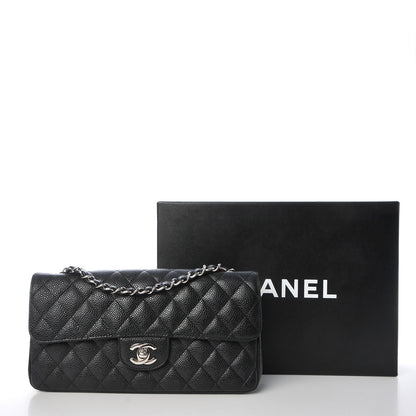 Chanel Caviar Quilted East West Flap Black 8 of 8