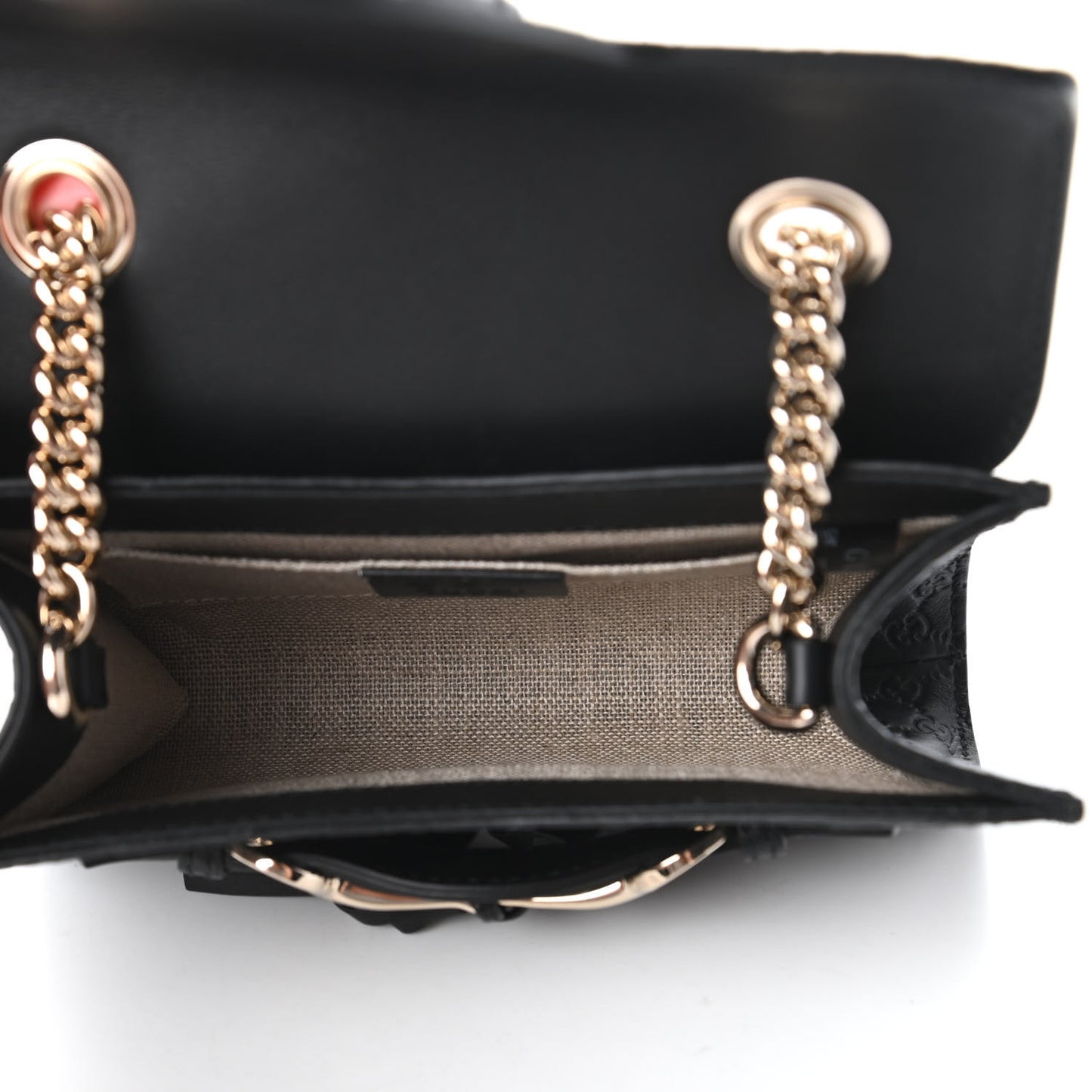 Microguccissima Mini Emily Shoulder Bag Black