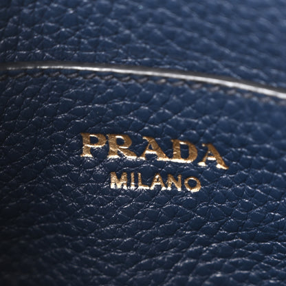 Prada Vitello Phenix Double Zip Crossbody Bag Baltico 5 of 9
