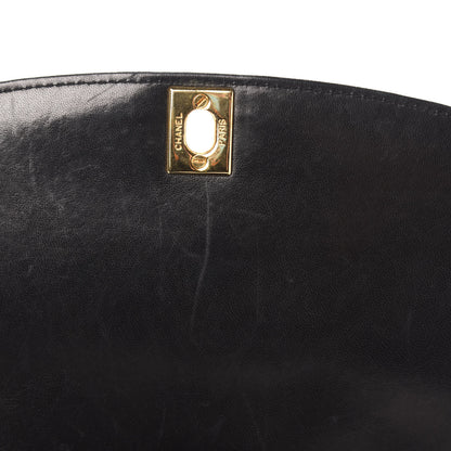 Chanel Lambskin Quilted Medium Single Flap Black 8 of 11