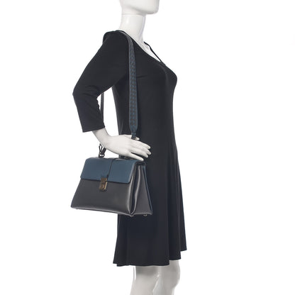 Bottega Veneta Nappa Medium Piazza Bag Ferro Gray Denim 2 of 15