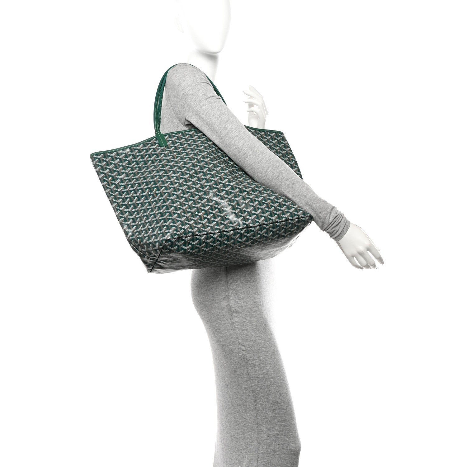 Goyard Goyardine Saint Louis GM Green 2 of 11