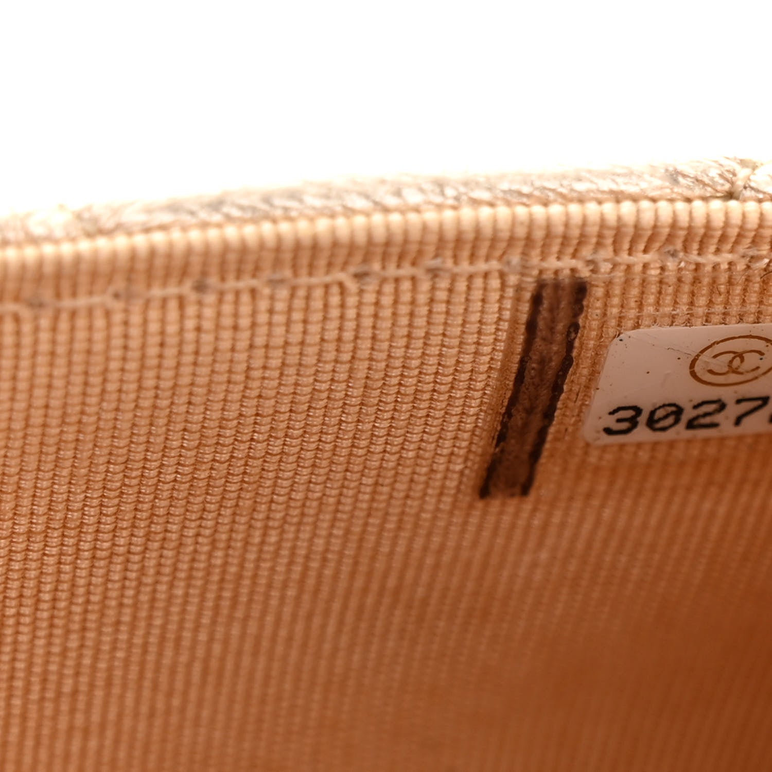 Chanel Metallic Lambskin Quilted Wallet On Chain WOC Gold Black 8 of 12