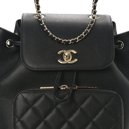 Chanel Caviar Quilted Business Affinity Backpack Black 8 of 12