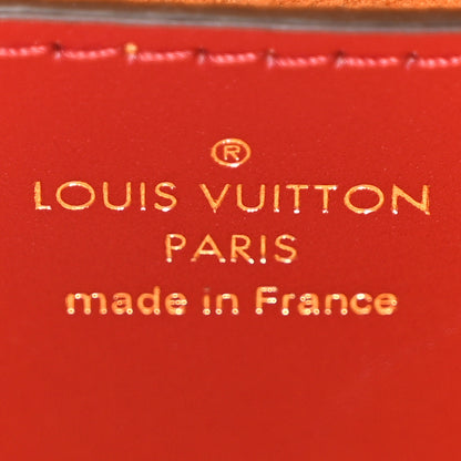 Louis Vuitton Calfskin Monogram Check Twist MM Beige White Orange 6 of 9