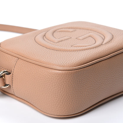 Gucci Pebbled Calfskin Small Soho Disco Bag Rose Beige 8 of 9