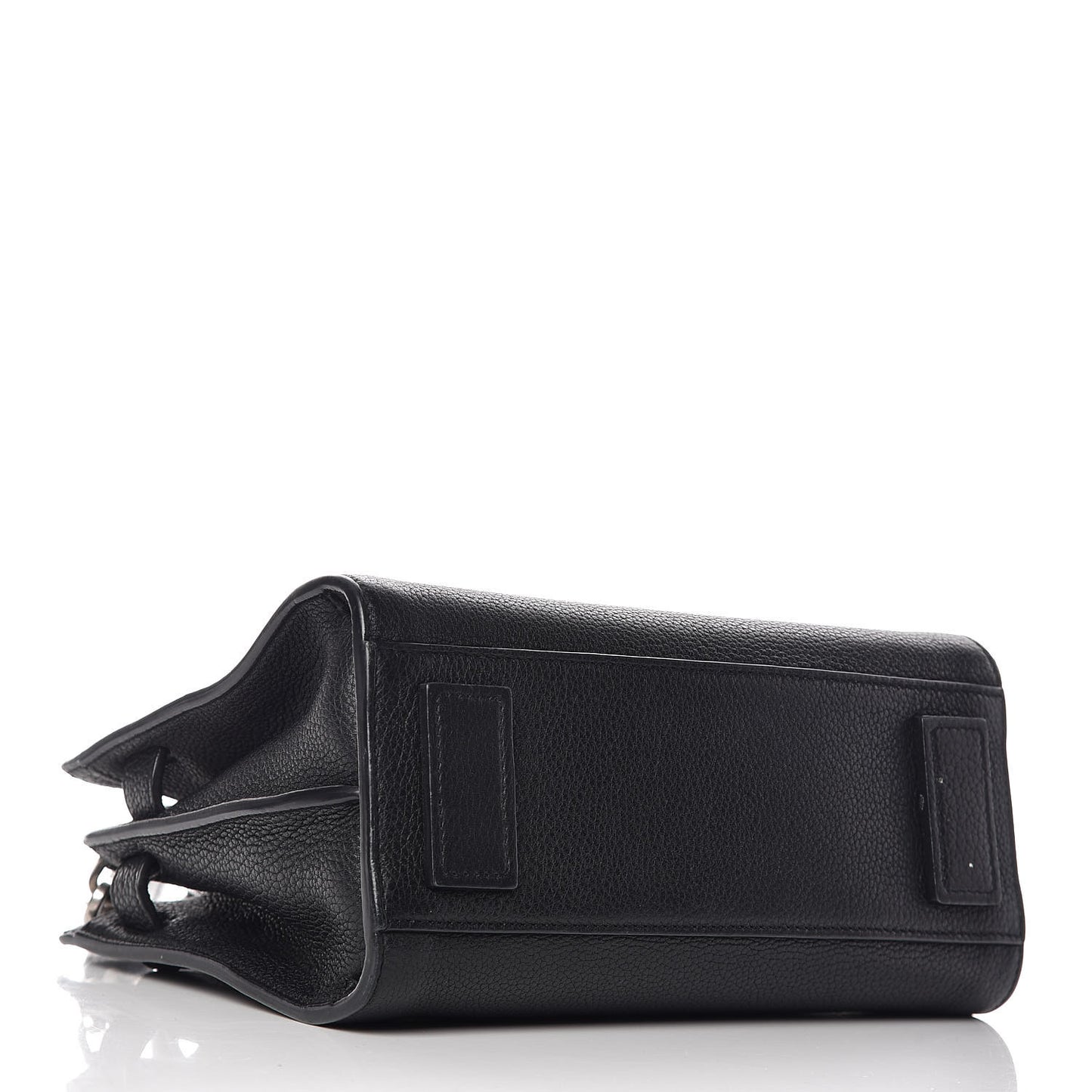 Grained Calfskin Nano Sac De Jour Souple Black