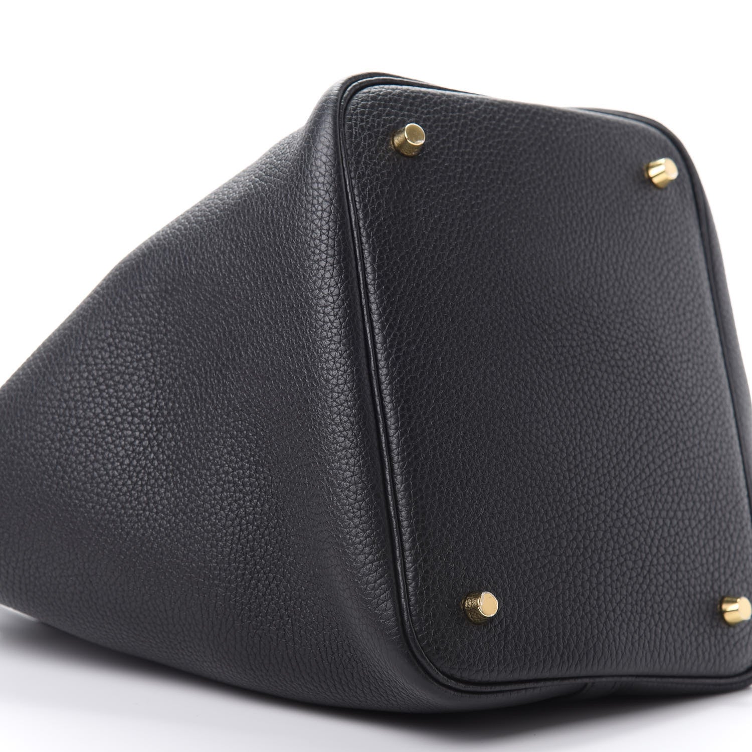 Hermes Taurillon Clemence Picotin Lock 22 MM Black 9 of 11