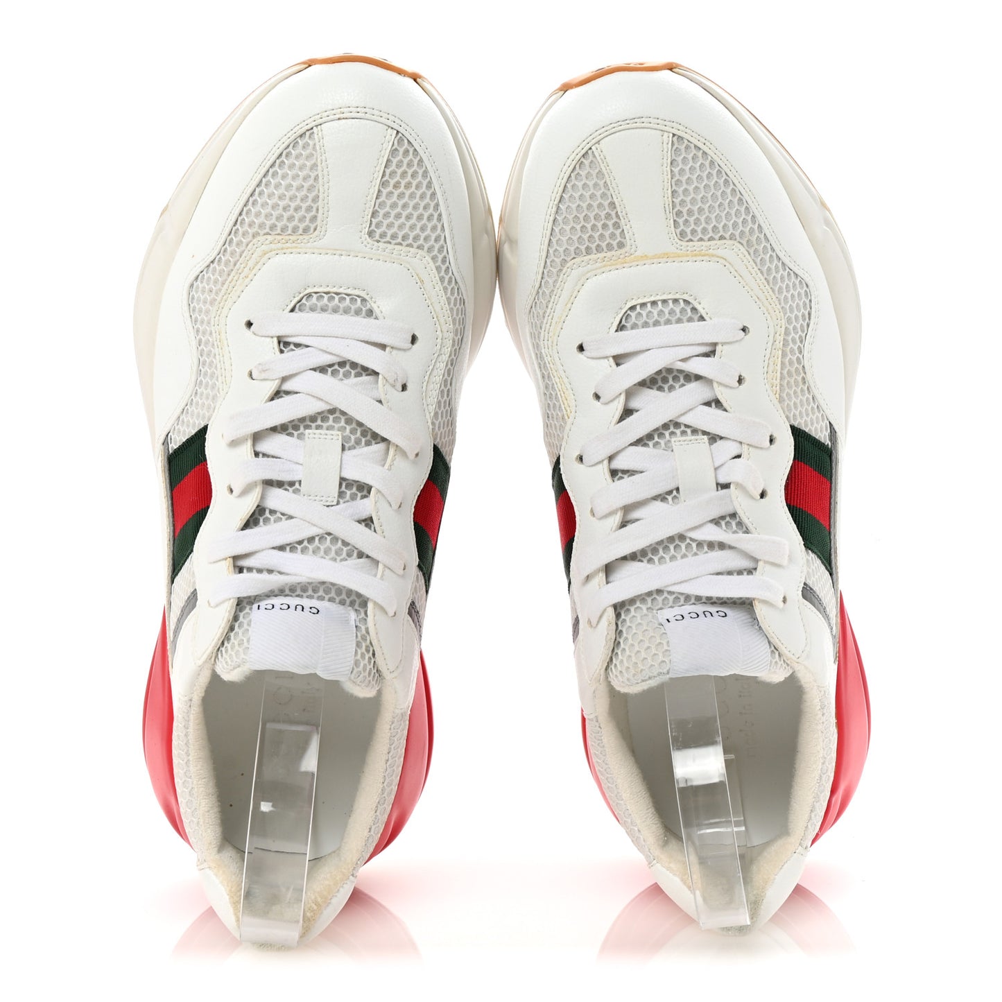 Lavaredo Eco Fabric Mesh Web Mens Rhyton Reflective Sneakers 10.5 Great White Water Rose Silver
