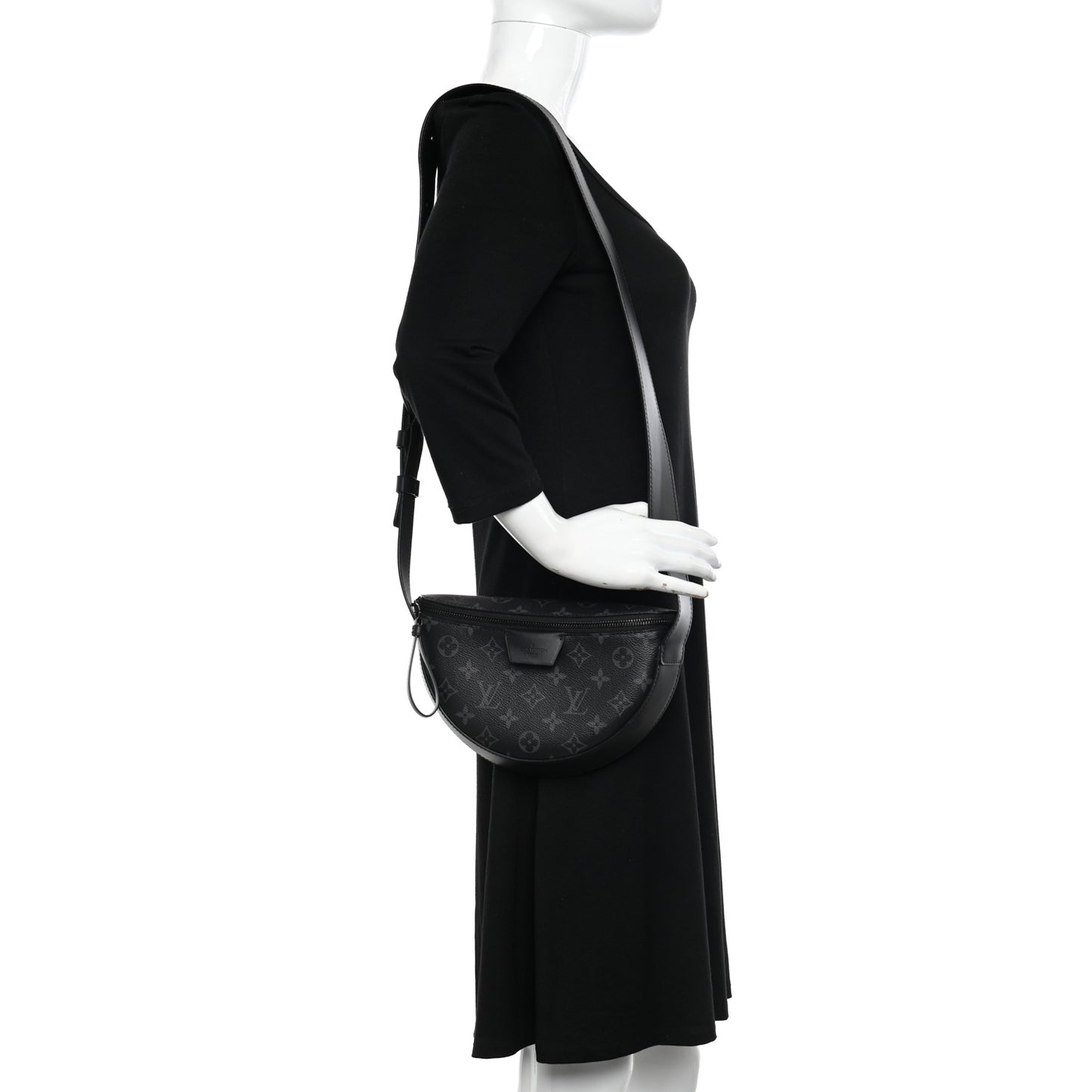 Monogram Eclipse LV Moon Crossbody