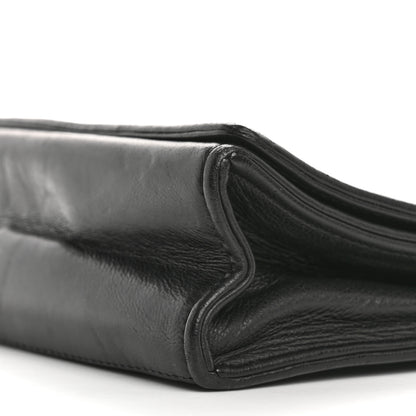 Chanel Lambskin CC Single Flap Black 11 of 15