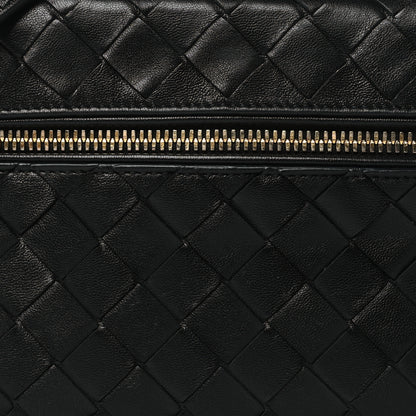 Bottega Veneta Calfskin Intrecciato Bang Bang Vanity Case Black 7 of 9