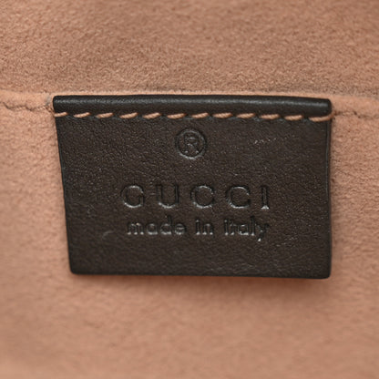 Gucci Calfskin Matelasse Small GG Marmont Chain Shoulder Bag Black 7 of 10
