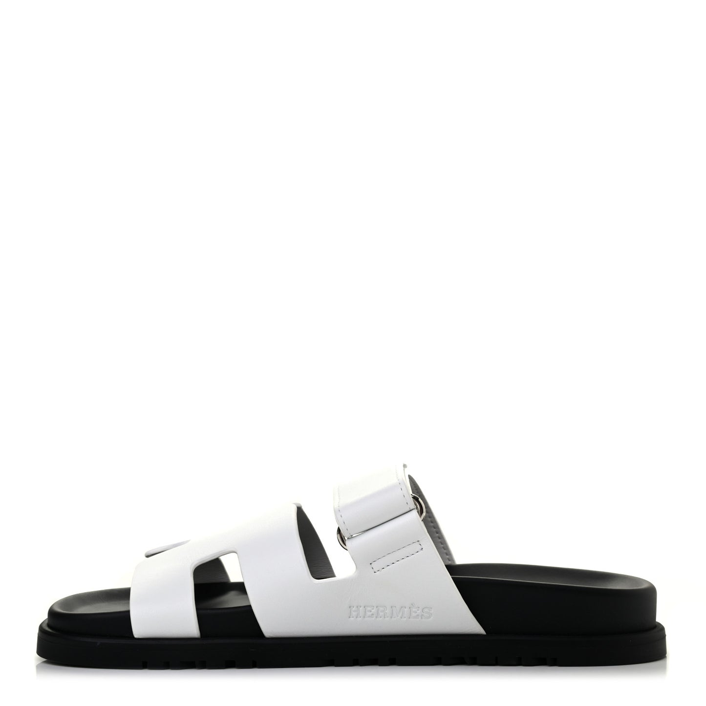 Calfskin Womens Chypre Sandals 38 White